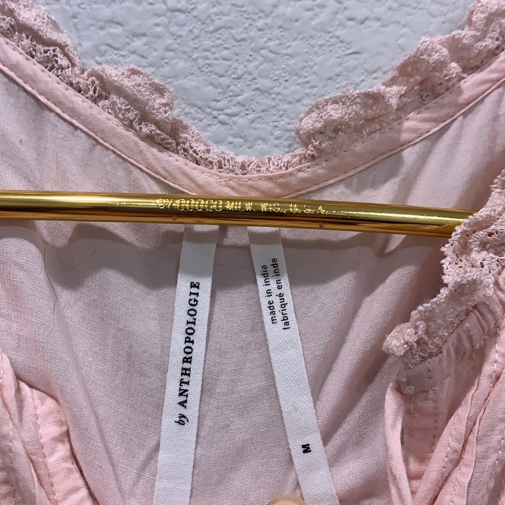 Anthropologie Pink Top - Picture 3 of 4